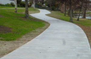 Napier cycleway that uses cellulose fibre reinforcement to stop cracking