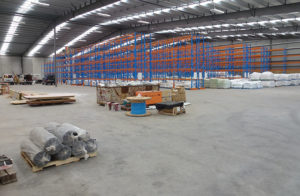 A large indoor slab with steel fibre reinforcing, Tui Garden Products