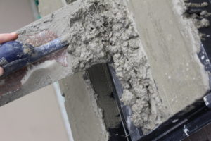 Steel fibre in uncured concrete mix