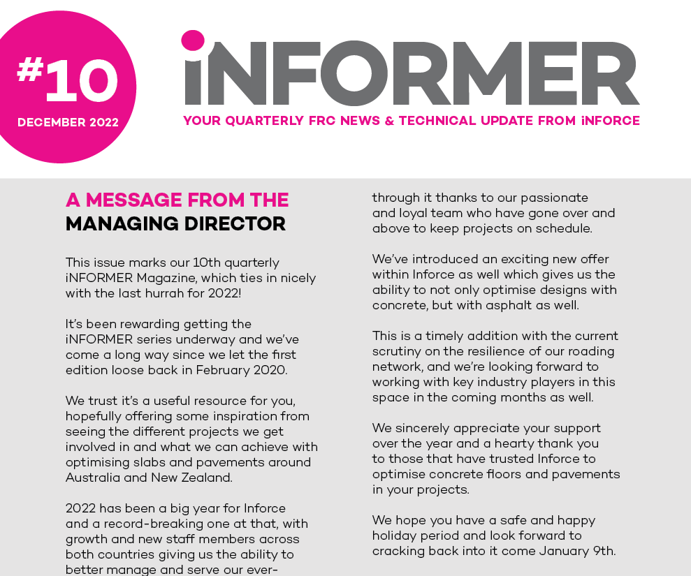 Issue 10: The iNFORMER